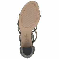 Outlet ⭐ Jessica Simpson Stassey Embossed Strappy Block Heel 👗 Dress 🩴 Sandals Black/white 🛒 -Jessica Simpson shop unnamed file 1003