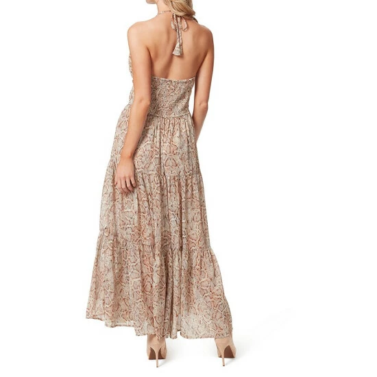 Coupon โค๏ธ Jessica Simpson Colleen Halter Tie Open Back Smocked Maxi ๐ Dress Shadow Snake ๐ฅฐ 4 Coupon โค๏ธ Jessica Simpson Colleen Halter Tie Open Back Smocked Maxi ๐ Dress Shadow Snake ๐ฅฐ - Image 2