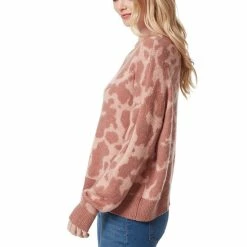 Outlet ๐ Jessica Simpson Kenna Crew Neck Long Sleeve Printed Pullover Sweater Soft Animal - Rose Cloud โค๏ธ 13 Outlet ๐ Jessica Simpson Kenna Crew Neck Long Sleeve Printed Pullover Sweater Soft Animal - Rose Cloud โค๏ธ -Jessica Simpson shop unnamed file 1096