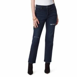 New 🎁 Jessica Simpson Flirt High Rise Distressed Bootcut 👖 Jeans Jet Set 🤩