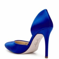 New ⭐ Jessica Simpson Prizma Satin Pointed Toe Pumps Ultramarine 😀 -Jessica Simpson shop unnamed file 1154