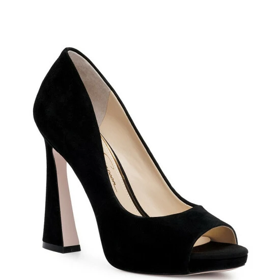 Budget ⭐ Jessica Simpson Felliey Peep Toe Flared Heel Pumps Black ✔️ 10 Budget ⭐ Jessica Simpson Felliey Peep Toe Flared Heel Pumps Black ✔️ - Image 8