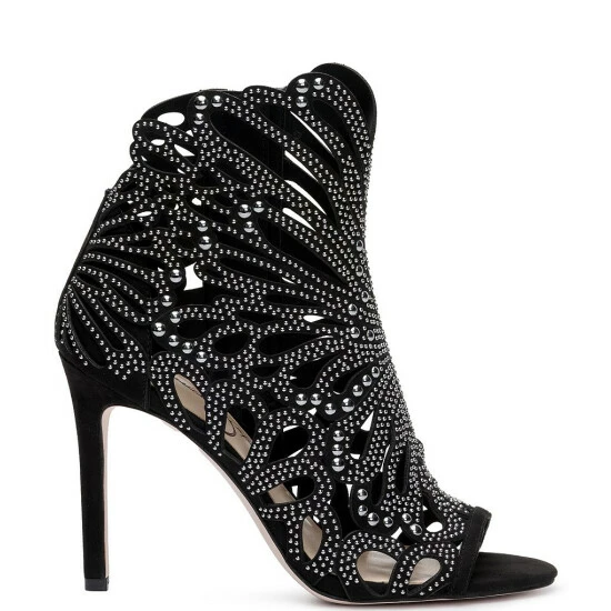 Cheap ✔️ Jessica Simpson Jayley Rhinestone Caged 👗 Dress 🩴 Sandals Black 🎉 4 Cheap ✔️ Jessica Simpson Jayley Rhinestone Caged 👗 Dress 🩴 Sandals Black 🎉 - Image 2