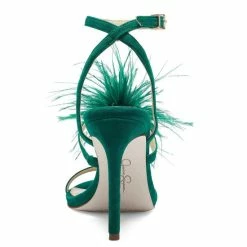 Top 10 👏 Jessica Simpson Jenevya Feather Suede Ankle Strap 👗 Dress 🩴 Sandals Sweet Coral 🎉 -Jessica Simpson shop unnamed file 119