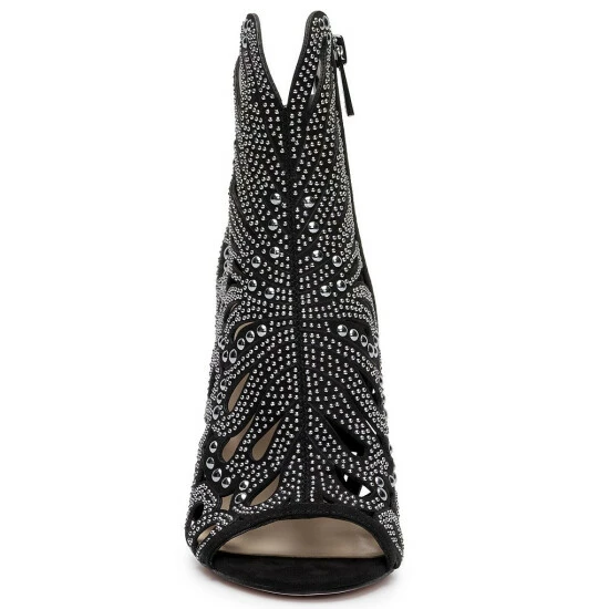 Cheap ✔️ Jessica Simpson Jayley Rhinestone Caged 👗 Dress 🩴 Sandals Black 🎉 7 Cheap ✔️ Jessica Simpson Jayley Rhinestone Caged 👗 Dress 🩴 Sandals Black 🎉 - Image 5