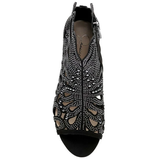 Cheap ✔️ Jessica Simpson Jayley Rhinestone Caged 👗 Dress 🩴 Sandals Black 🎉 8 Cheap ✔️ Jessica Simpson Jayley Rhinestone Caged 👗 Dress 🩴 Sandals Black 🎉 - Image 6