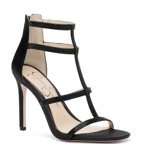 Cheap ๐ Jessica Simpson Oliana Rhinestone Satin Stiletto Caged ๐ Dress ๐ฉด Sandals Black โจ 3 Cheap ๐ Jessica Simpson Oliana Rhinestone Satin Stiletto Caged ๐ Dress ๐ฉด Sandals Black โจ