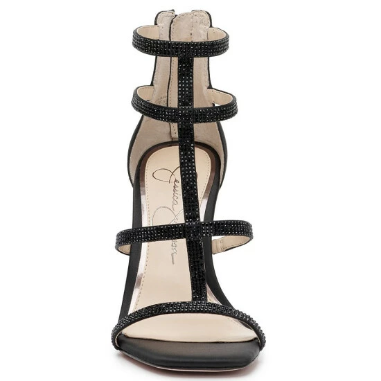 Cheap ๐ Jessica Simpson Oliana Rhinestone Satin Stiletto Caged ๐ Dress ๐ฉด Sandals Black โจ 7 Cheap ๐ Jessica Simpson Oliana Rhinestone Satin Stiletto Caged ๐ Dress ๐ฉด Sandals Black โจ - Image 5