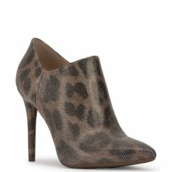 Cheap 🤩 Jessica Simpson Luela Leopard Print 👗 Dress Shooties Light Bronze 😍