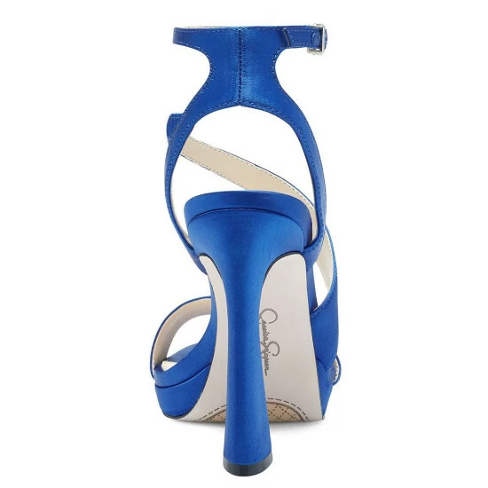 Cheap 😍 Jessica Simpson Friso Satin Flared Heel Platform 🩴 Sandals Black 🤩 5 Cheap 😍 Jessica Simpson Friso Satin Flared Heel Platform 🩴 Sandals Black 🤩 - Image 3