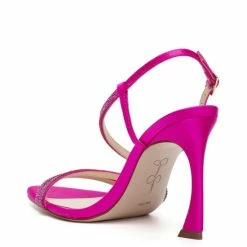 Coupon 🔔 Jessica Simpson Pyine2 Rhinestone Slingback Strappy 👗 Dress 🩴 Sandals Brightest Pink 🤩 -Jessica Simpson shop unnamed file 1237