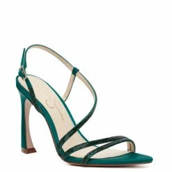 Coupon 🔔 Jessica Simpson Pyine2 Rhinestone Slingback Strappy 👗 Dress 🩴 Sandals Brightest Pink 🤩 -Jessica Simpson shop unnamed file 1242