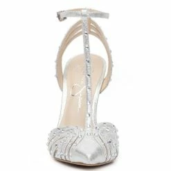 Budget 😀 Jessica Simpson Wisata2 Metallic Studded T-Strap 👗 Dress Pumps Silver 🎁 15 Budget 😀 Jessica Simpson Wisata2 Metallic Studded T-Strap 👗 Dress Pumps Silver 🎁 -Jessica Simpson shop unnamed file 1248