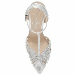 Budget 😀 Jessica Simpson Wisata2 Metallic Studded T-Strap 👗 Dress Pumps Silver 🎁 16 Budget 😀 Jessica Simpson Wisata2 Metallic Studded T-Strap 👗 Dress Pumps Silver 🎁 -Jessica Simpson shop unnamed file 1249