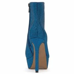 Buy 🥰 Jessica Simpson Odeda2 Rhinestone Embellishment Platform Booties Pewter 🛒 -Jessica Simpson shop unnamed file 1255