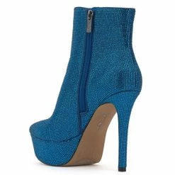 Buy 🥰 Jessica Simpson Odeda2 Rhinestone Embellishment Platform Booties Pewter 🛒 -Jessica Simpson shop unnamed file 1256