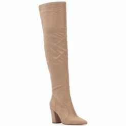 Deals โจ Jessica Simpson Habella Faux Suede Pointed Toe Over-the-Knee ๐ฅพ Boots Black โ๏ธ