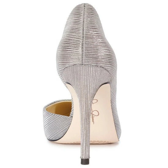 Flash Sale โ๏ธ Jessica Simpson Prizma6 Metallic Textured D'Orsay Pumps Silver ๐คฉ 5 Flash Sale โ๏ธ Jessica Simpson Prizma6 Metallic Textured D'Orsay Pumps Silver ๐คฉ - Image 3