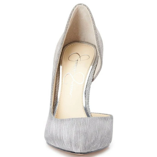 Flash Sale โ๏ธ Jessica Simpson Prizma6 Metallic Textured D'Orsay Pumps Silver ๐คฉ 7 Flash Sale โ๏ธ Jessica Simpson Prizma6 Metallic Textured D'Orsay Pumps Silver ๐คฉ - Image 5