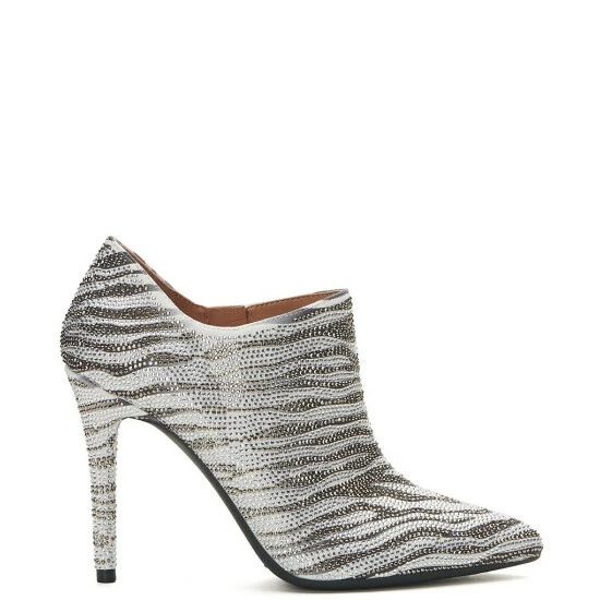 Brand new ๐งจ Jessica Simpson Luela2 Zebra Rhinestone Stiletto Shooties White/black ๐ 4 Brand new ๐งจ Jessica Simpson Luela2 Zebra Rhinestone Stiletto Shooties White/black ๐ - Image 2