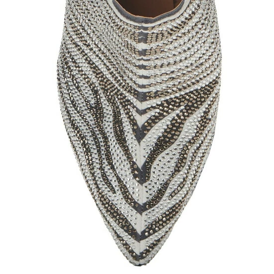 Brand new ๐งจ Jessica Simpson Luela2 Zebra Rhinestone Stiletto Shooties White/black ๐ 8 Brand new ๐งจ Jessica Simpson Luela2 Zebra Rhinestone Stiletto Shooties White/black ๐ - Image 6