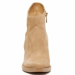 New 🔥 Jessica Simpson Lesia Suede Embroidered Western Booties Almond 😀 -Jessica Simpson shop unnamed file 1337