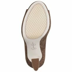 Cheap 👍 Jessica Simpson Felliey Cheetah Peep Toe Flared Heel Pumps Natural 🤩 -Jessica Simpson shop unnamed file 1348