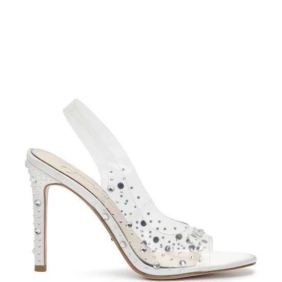 Best reviews of 😍 Jessica Simpson Bridal Collection Jaisey Clear Slingback Peep Toe Pumps ⭐ 4 Best reviews of 😍 Jessica Simpson Bridal Collection Jaisey Clear Slingback Peep Toe Pumps ⭐ - Image 2