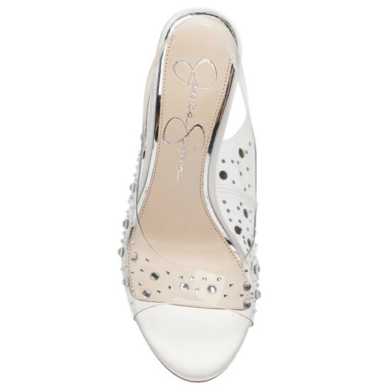 Best reviews of 😍 Jessica Simpson Bridal Collection Jaisey Clear Slingback Peep Toe Pumps ⭐ 8 Best reviews of 😍 Jessica Simpson Bridal Collection Jaisey Clear Slingback Peep Toe Pumps ⭐ - Image 6