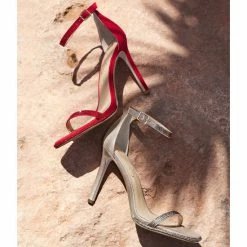 Cheapest 🎉 Jessica Simpson Ostey Shimmer Fabric Rhinestone Ankle Strap 👗 Dress 🩴 Sandals Champagne 💯 -Jessica Simpson shop unnamed file 1387