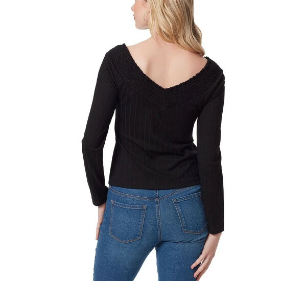 Budget ๐ Jessica Simpson Myra V-Neck Long Sleeve Pullover Top Brown ๐ 7 Budget ๐ Jessica Simpson Myra V-Neck Long Sleeve Pullover Top Brown ๐ - Image 5