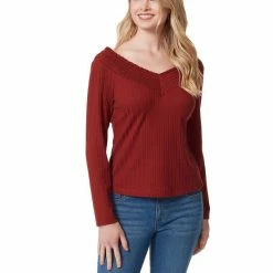 Budget ๐ Jessica Simpson Myra V-Neck Long Sleeve Pullover Top Brown ๐ 16 Budget ๐ Jessica Simpson Myra V-Neck Long Sleeve Pullover Top Brown ๐ -Jessica Simpson shop unnamed file 1408