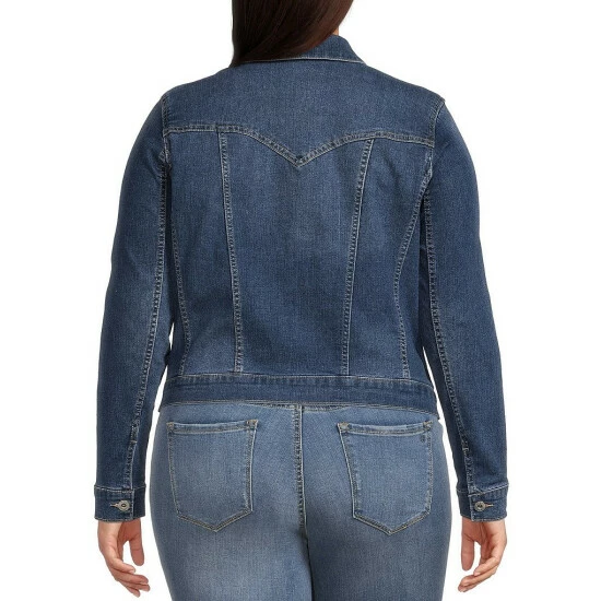 Brand new ๐ฅ Jessica Simpson Plus Size Classic Pixie Long Sleeve Point Collar Denim Jacket Sevy ๐ฏ 7 Brand new ๐ฅ Jessica Simpson Plus Size Classic Pixie Long Sleeve Point Collar Denim Jacket Sevy ๐ฏ - Image 5