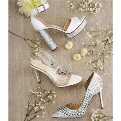 Brand new 💯 Jessica Simpson Bridal Collection Preppi Rhinestone D'Orsay Stiletto Pumps White 😀 -Jessica Simpson shop unnamed file 1431