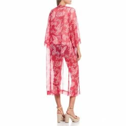 Hot Sale ✨ Jessica Simpson Blakely Floral Print Sheer Kimono ☀️ Summer Bloom Cabaret 🛒 -Jessica Simpson shop unnamed file 1435