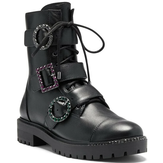 Flash Sale ๐ Jessica Simpson Kirlah Rhinestone Buckle Detail Leather Chunky Lug Sole Combat ๐ฅพ Boots Black ๐ 3 Flash Sale ๐ Jessica Simpson Kirlah Rhinestone Buckle Detail Leather Chunky Lug Sole Combat ๐ฅพ Boots Black ๐