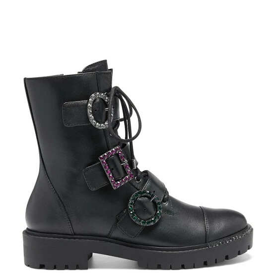 Flash Sale ๐ Jessica Simpson Kirlah Rhinestone Buckle Detail Leather Chunky Lug Sole Combat ๐ฅพ Boots Black ๐ 4 Flash Sale ๐ Jessica Simpson Kirlah Rhinestone Buckle Detail Leather Chunky Lug Sole Combat ๐ฅพ Boots Black ๐ - Image 2