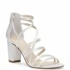 Best deal 😀 Jessica Simpson Bridal Collection Stassey Satin Strappy 👗 Dress 🩴 Sandals White 🛒 -Jessica Simpson shop unnamed file 1524