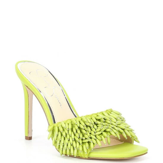 Best Pirce 👏 Jessica Simpson Olya Faux Suede Beaded 👗 Dress 🩴 Sandals Spring Green 🎉 3 Best Pirce 👏 Jessica Simpson Olya Faux Suede Beaded 👗 Dress 🩴 Sandals Spring Green 🎉