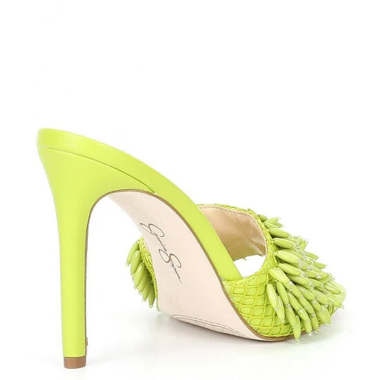 Best Pirce 👏 Jessica Simpson Olya Faux Suede Beaded 👗 Dress 🩴 Sandals Spring Green 🎉 4 Best Pirce 👏 Jessica Simpson Olya Faux Suede Beaded 👗 Dress 🩴 Sandals Spring Green 🎉 - Image 2