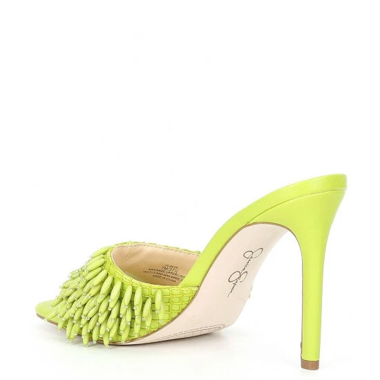 Best Pirce 👏 Jessica Simpson Olya Faux Suede Beaded 👗 Dress 🩴 Sandals Spring Green 🎉 5 Best Pirce 👏 Jessica Simpson Olya Faux Suede Beaded 👗 Dress 🩴 Sandals Spring Green 🎉 - Image 3