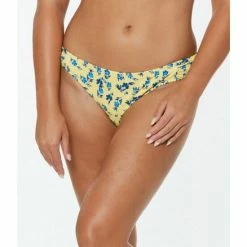Wholesale 😉 Jessica Simpson Floral Print Delight Shirred Tab Side Hipster Swim Bottom Sol 🎁