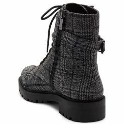 Deals ⭐ Jessica Simpson Karia Plaid Print Rhinestone Trim Combat 🥾 Boots Black/white Plaid ⭐ -Jessica Simpson shop unnamed file 1557