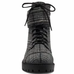 Deals ⭐ Jessica Simpson Karia Plaid Print Rhinestone Trim Combat 🥾 Boots Black/white Plaid ⭐ -Jessica Simpson shop unnamed file 1558
