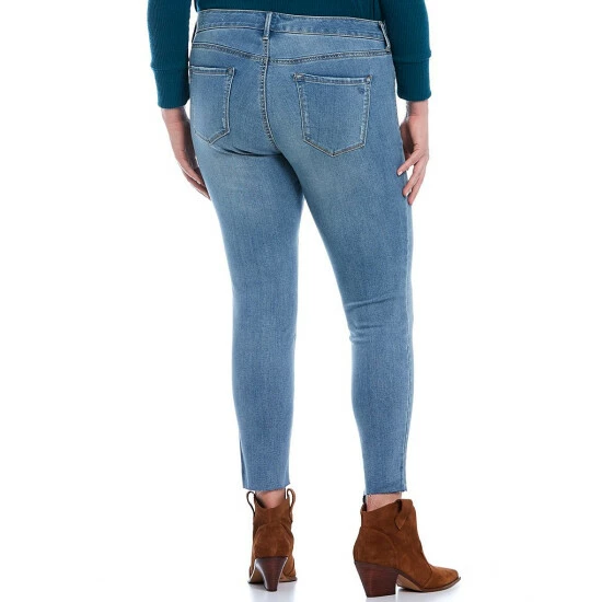 Wholesale ๐งจ Jessica Simpson Plus Size Kiss Me Ankle Length Raw Hem Skinny ๐ Jeans Premiun โ 4 Wholesale ๐งจ Jessica Simpson Plus Size Kiss Me Ankle Length Raw Hem Skinny ๐ Jeans Premiun โ - Image 2