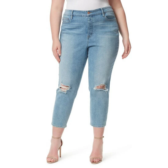 Discount ๐ฏ Jessica Simpson Plus Size Throwback Straight Leg High Rise Ripped Crop ๐ Jeans Feel The Love ๐ 3 Discount ๐ฏ Jessica Simpson Plus Size Throwback Straight Leg High Rise Ripped Crop ๐ Jeans Feel The Love ๐