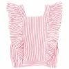 Coupon 💯 Jessica Simpson Big 👧 Girls 7-16 Sleeveless Striped Pinafore Ruffle Knit Crop Top Fuchsia Stripe 💯 -Jessica Simpson shop unnamed file 1596