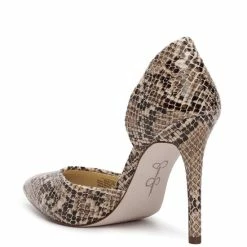 Cheap 🤩 Jessica Simpson Prizma Snake Print Pointed Toe D'Orsay Pumps Natural Snake 👏 -Jessica Simpson shop unnamed file 1633