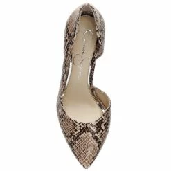 Cheap 🤩 Jessica Simpson Prizma Snake Print Pointed Toe D'Orsay Pumps Natural Snake 👏 -Jessica Simpson shop unnamed file 1635