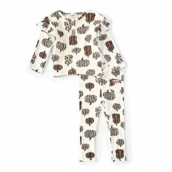 Best reviews of 🤩 Jessica Simpson Baby 👧 Girls Newborn-24 Months Dolman-Sleeve Pumpkin Print Tee & Leggings Set 🔔